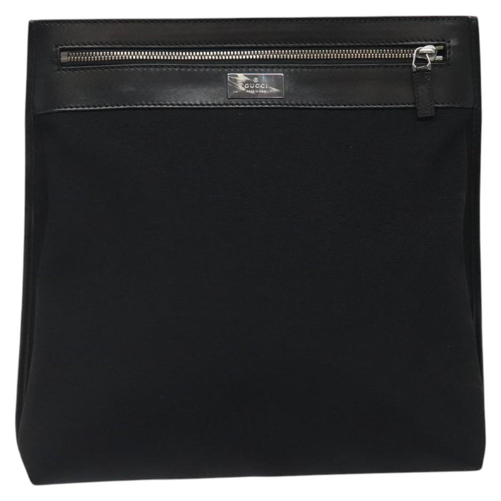 GUCCI Shoulder Bag Nylon Black Silver 92560 Auth ep8886 - Picture 13 of 16
